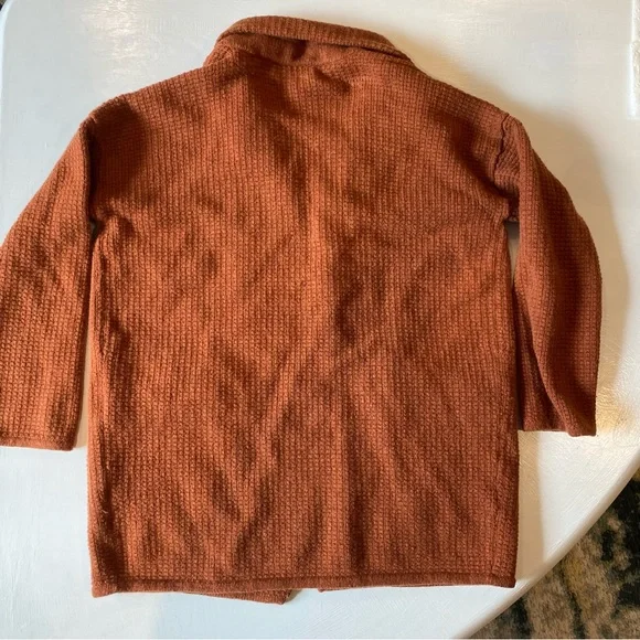 Burnt Orange Wool Jacket - Picture 3 of 4